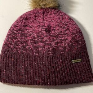 Outdoor Research Effie Beanie with Pom Pom Wine color
